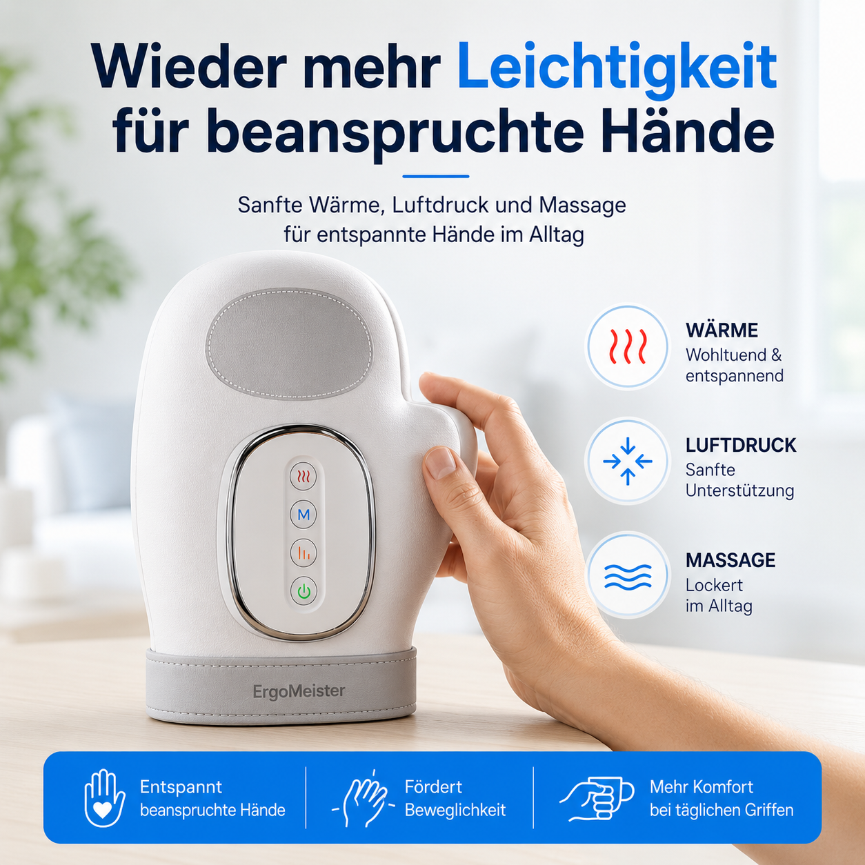 ErgoMeister™ Handmassagegerät – mehr Leichtigkeit für müde Hände