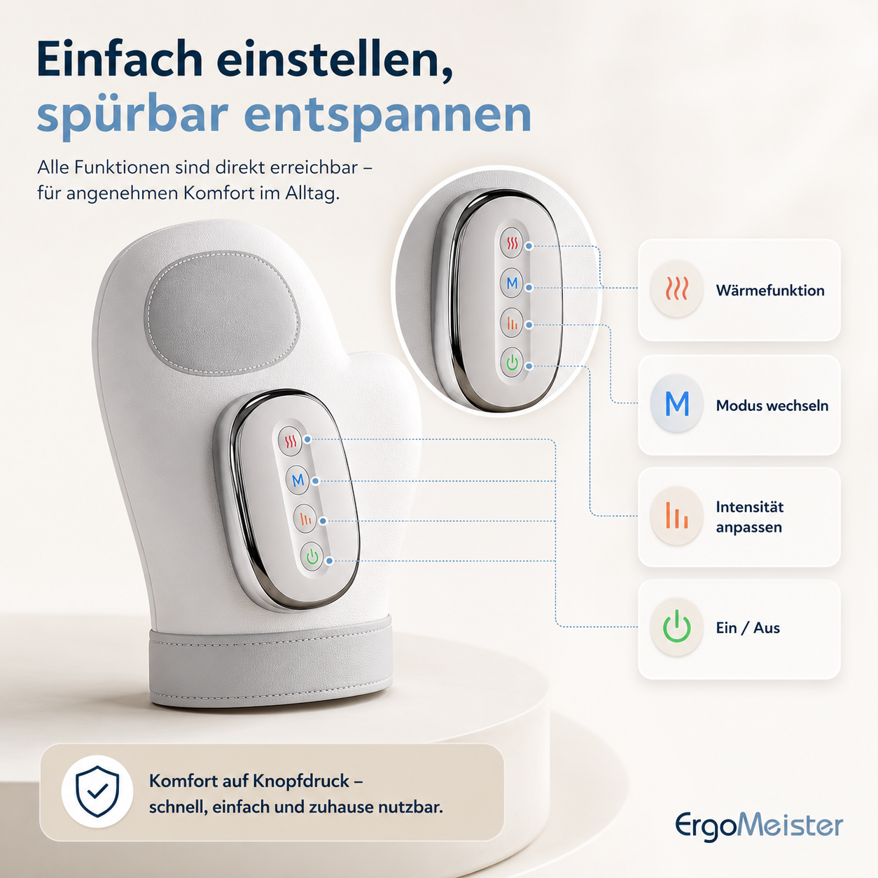 ErgoMeister™ Handmassagegerät – mehr Leichtigkeit für müde Hände
